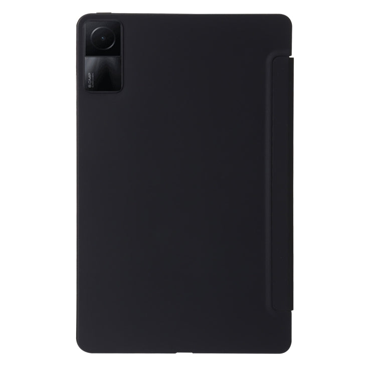 For Redmi Pad Pro 12.1 Deformation Silicone Leather Tablet Case(Black) by bashfashion