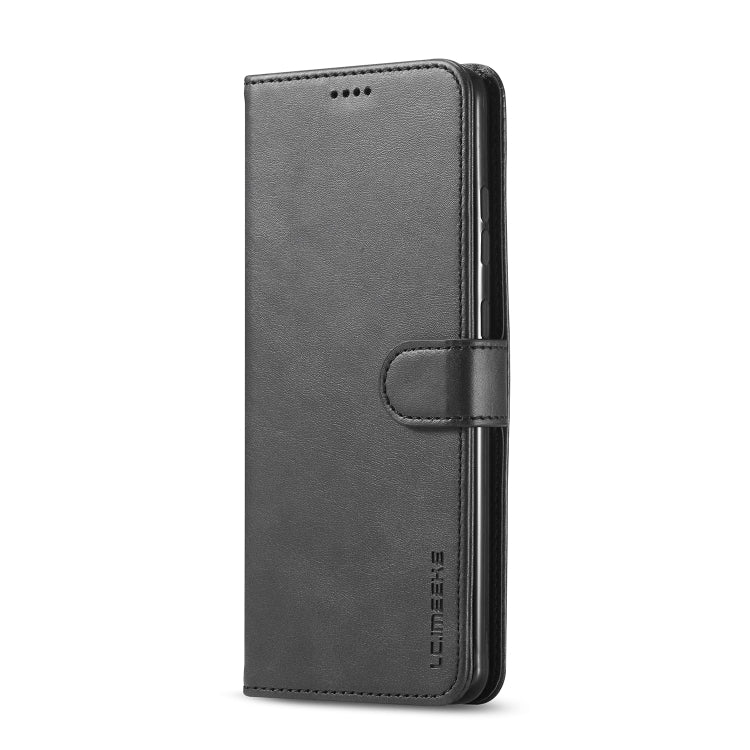 For Honor 200 Lite Global LC.IMEEKE Calf Texture Leather Phone Case(Black) by LC.IMEEKE