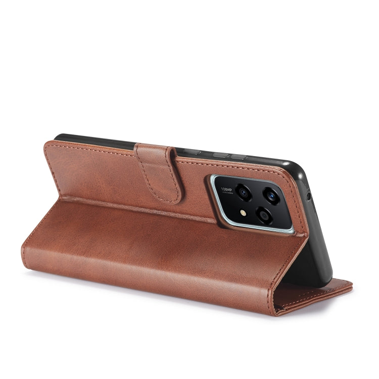 For Honor 200 Lite Global LC.IMEEKE Calf Texture Leather Phone Case(Black) by LC.IMEEKE