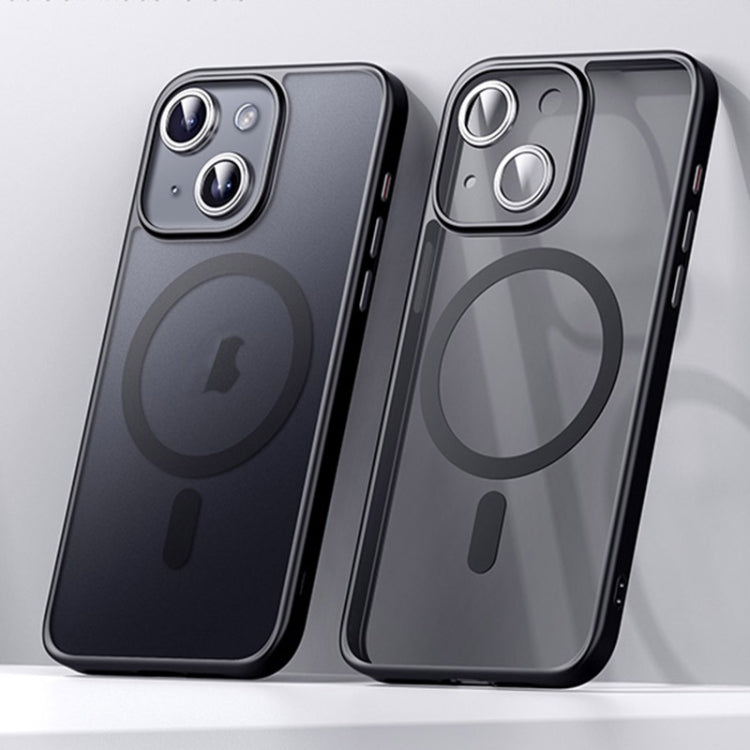 For iPhone 15 SULADA Magsafe Magnetic Matte PC + TPU Phone Case(Titanium Black) by SULADA