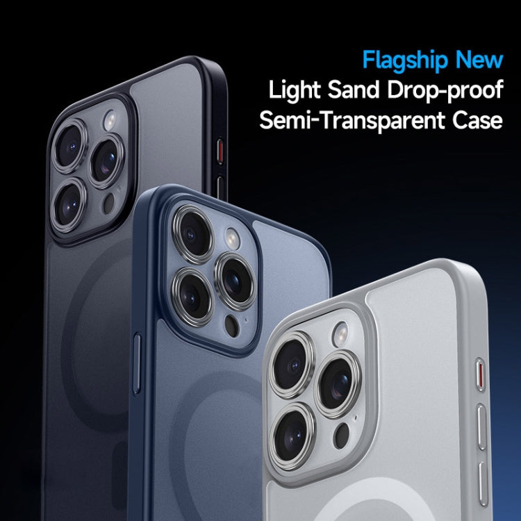 For iPhone 15 Pro Max SULADA Magsafe Magnetic Matte PC + TPU Phone Case(Titanium Gray) by SULADA