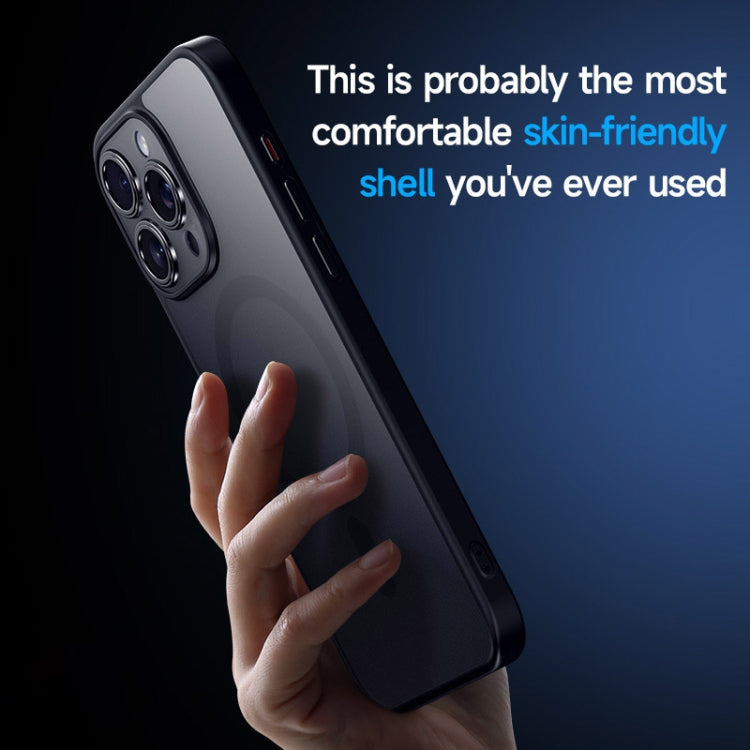 For iPhone 15 SULADA Magsafe Magnetic Matte PC + TPU Phone Case(Titanium Black) by SULADA