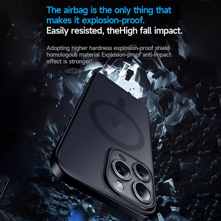 For iPhone 15 SULADA Magsafe Magnetic Matte PC + TPU Phone Case(Titanium Gray) by SULADA