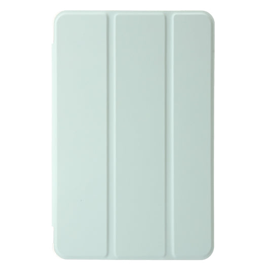 For Samsung Galaxy Tab A9+ 3-Fold Clear Acrylic Leather Tablet Case(Green) by bashfashion