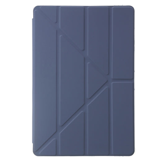 For Samsung Galaxy Tab S10+ / S9+ Clear Acrylic Deformation Leather Tablet Case(Lavender) by bashfashion