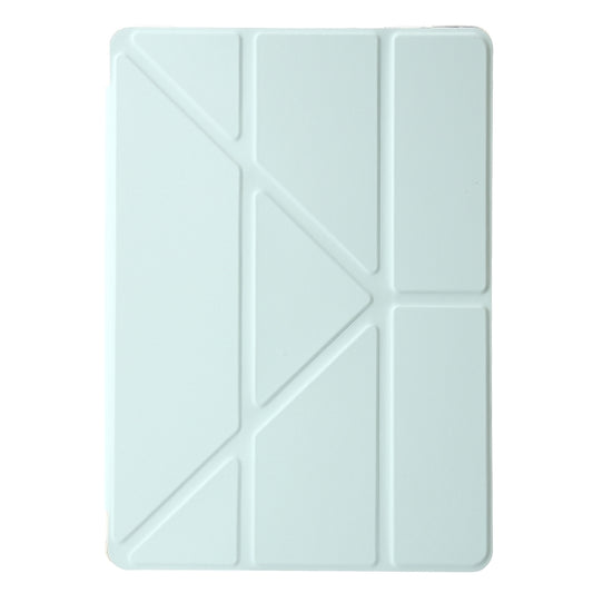 For Samsung Galaxy Tab A11 / A9 Clear Acrylic Deformation Leather Tablet Case(Green) by bashfashion