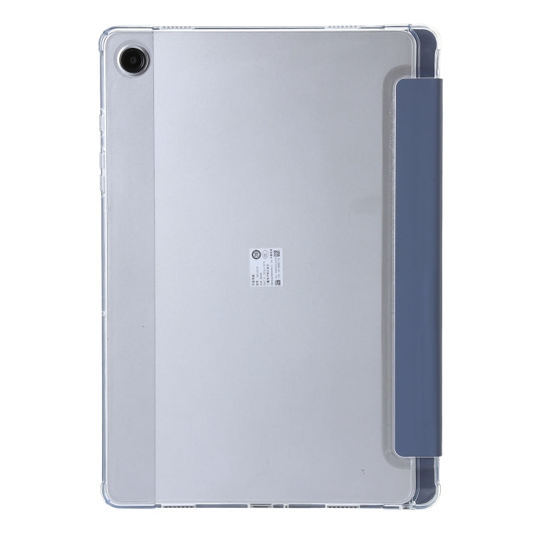 For Samsung Galaxy Tab A9+ Clear Acrylic Deformation Leather Tablet Case(Lavender) by bashfashion