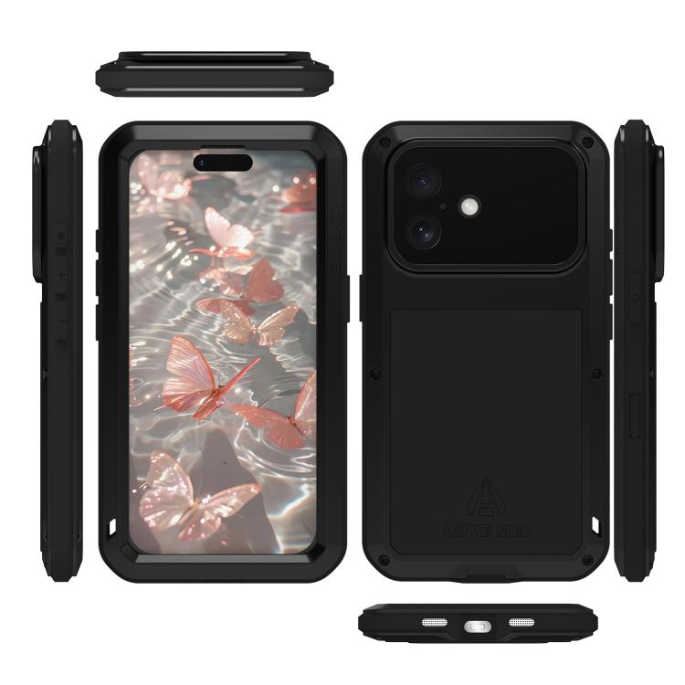 For iPhone 17 LOVE MEI Metal Shockproof Life Waterproof Dustproof Phone Case(Silver) by LOVE MEI