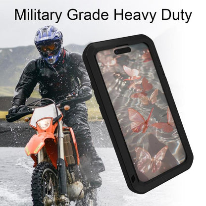 For iPhone 17 LOVE MEI Metal Shockproof Life Waterproof Dustproof Phone Case(Yellow) by LOVE MEI