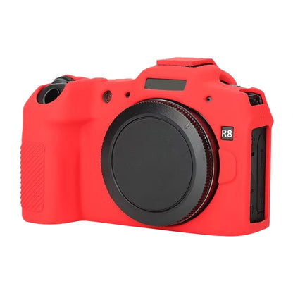 For Canon EOS R8 Soft Silicone Protective Case(Red) by bashfashion
