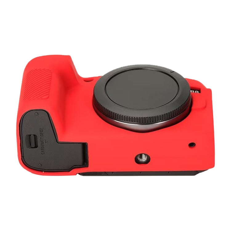 For Canon EOS R8 Soft Silicone Protective Case(Red) by bashfashion