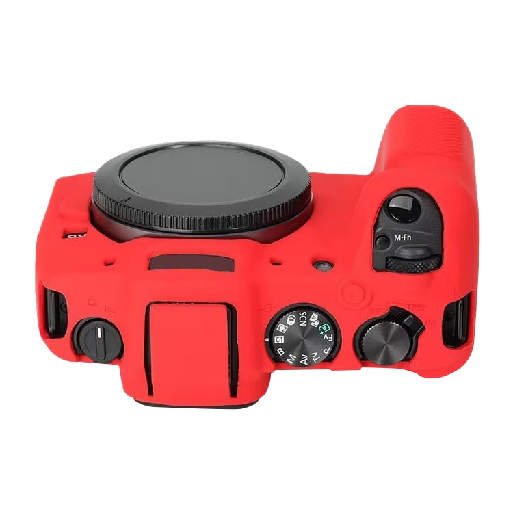 For Canon EOS R8 Soft Silicone Protective Case(Red) by bashfashion