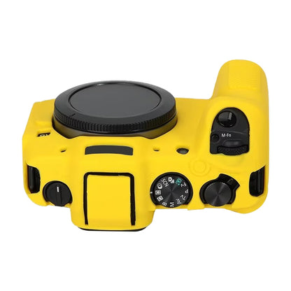 For Canon EOS R8 Soft Silicone Protective Case(Yellow) by bashfashion