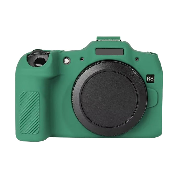 For Canon EOS R8 Soft Silicone Protective Case(Green) by bashfashion
