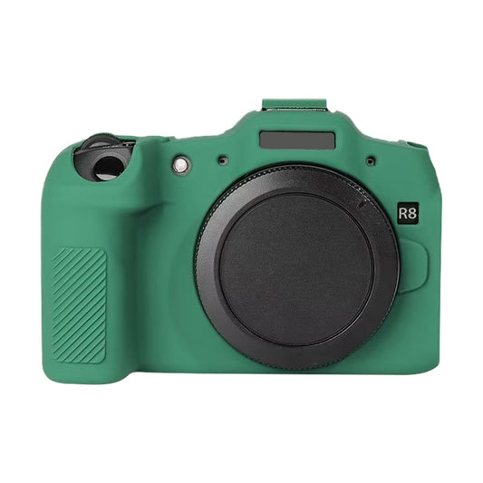 For Canon EOS R8 Soft Silicone Protective Case(Green) by bashfashion