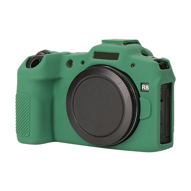For Canon EOS R8 Soft Silicone Protective Case(Green) by bashfashion