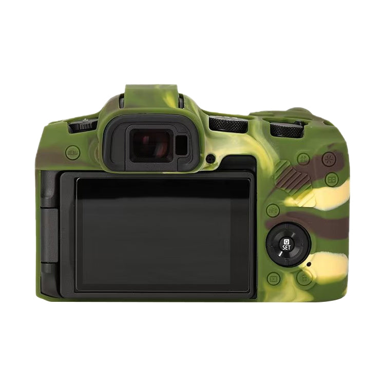 For Canon EOS R8 Soft Silicone Protective Case(Camouflage) by bashfashion