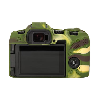 For Canon EOS R8 Soft Silicone Protective Case(Camouflage) by bashfashion
