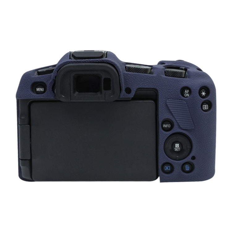 For Canon EOS R8 Soft Silicone Protective Case(Dark Blue) by bashfashion