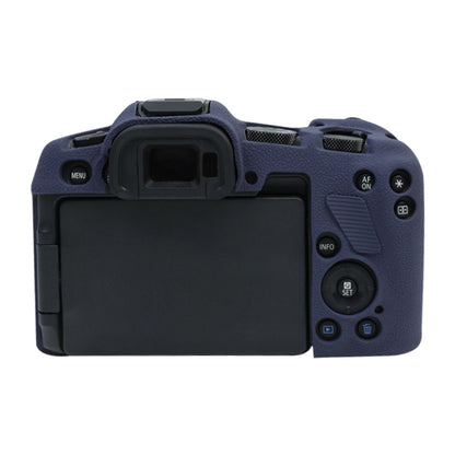 For Canon EOS R8 Soft Silicone Protective Case(Dark Blue) by bashfashion