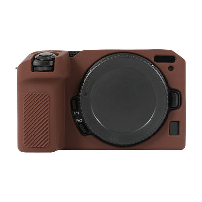 For Nikon Z 30 Soft Silicone Protective Case with Lens Cover(Coffee) by bashfashion