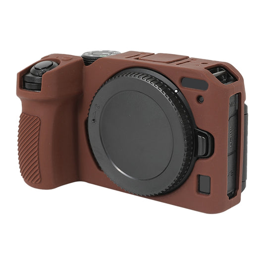 For Nikon Z 30 Soft Silicone Protective Case with Lens Cover(Coffee) by bashfashion