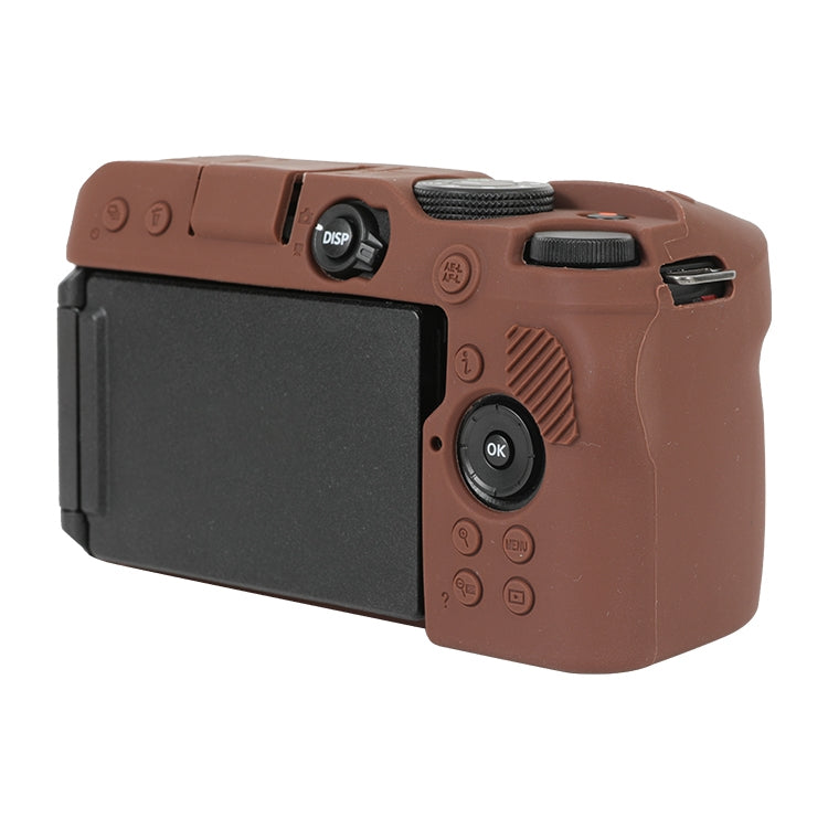 For Nikon Z 30 Soft Silicone Protective Case with Lens Cover(Coffee) by bashfashion