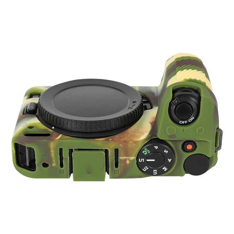 For Nikon Z 30 Soft Silicone Protective Case with Lens Cover(Camouflage) by bashfashion