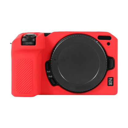 For Nikon Z 30 Soft Silicone Protective Case with Lens Cover(Red) by bashfashion