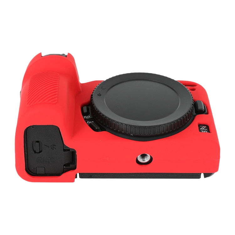 For Nikon Z 30 Soft Silicone Protective Case with Lens Cover(Red) by bashfashion