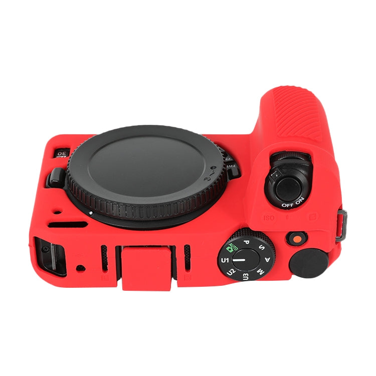 For Nikon Z 30 Soft Silicone Protective Case with Lens Cover(Red) by bashfashion