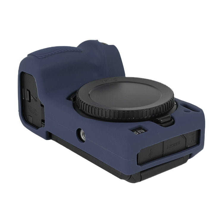 For Nikon Z 30 Soft Silicone Protective Case with Lens Cover(Dark Blue) by bashfashion