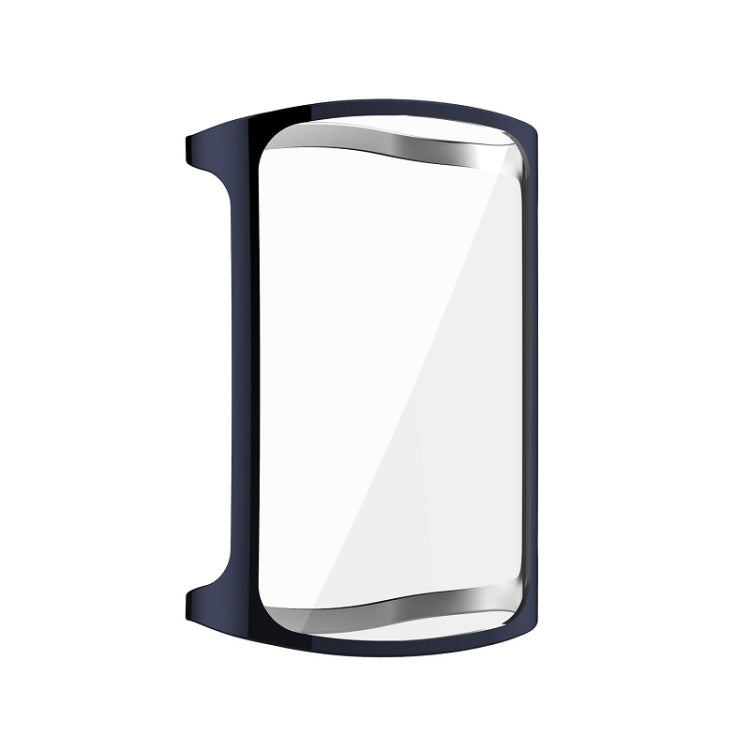 For Fitbit Charge 6 / 5 Full Coverage TPU Electroplated Watch Protective Case(Midnight Blue) by bashfashion