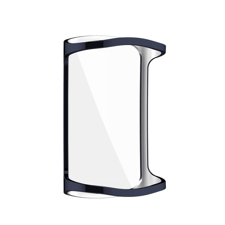 For Fitbit Charge 6 / 5 Full Coverage TPU Electroplated Watch Protective Case(Midnight Blue) by bashfashion