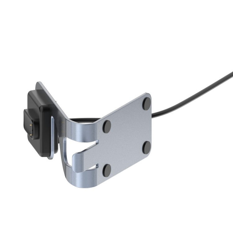 For Fitbit Charge 6 / Luxe Portable Magnetic Metal Charger Holder(Grey) by bashfashion