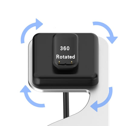 For Fitbit Charge 6 / Luxe Portable Magnetic Metal Charger Holder(Silver) by bashfashion