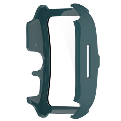 For OPPO Watch 4 Pro PC + Tempered Film Integrated Watch Protective Case(Pine Green) by bashfashion