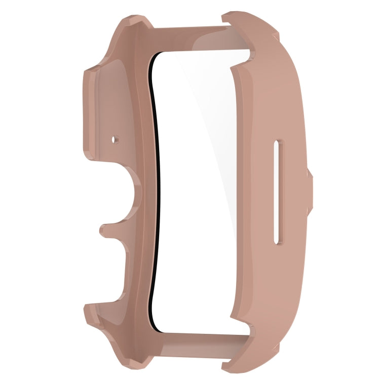 For OPPO Watch 4 Pro PC + Tempered Film Integrated Watch Protective Case(Pink) by bashfashion