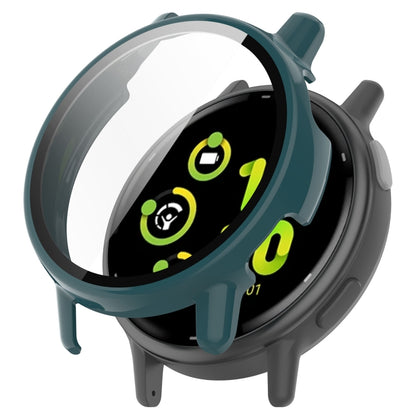 For Garmin vivoactive 5 / Active 5 PC + Tempered Film Integrated Watch Protective Case(Green) by bashfashion