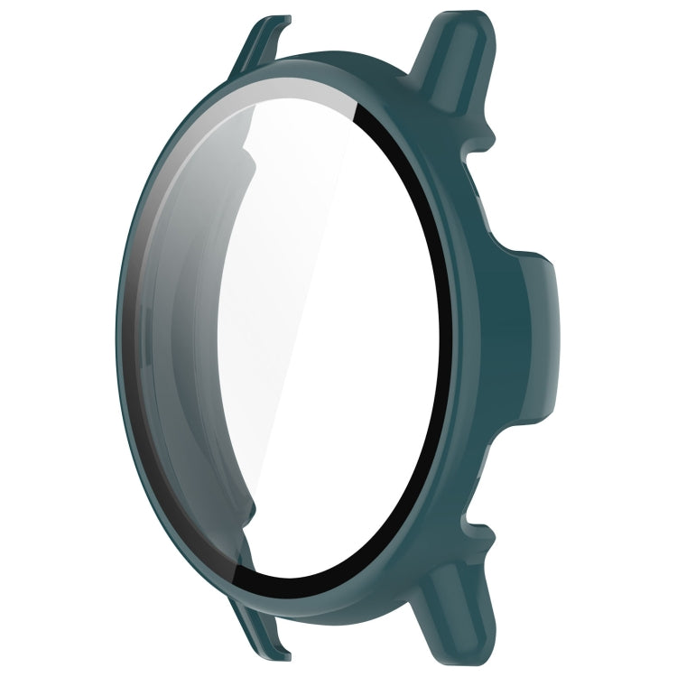 For Garmin vivoactive 5 / Active 5 PC + Tempered Film Integrated Watch Protective Case(Green) by bashfashion