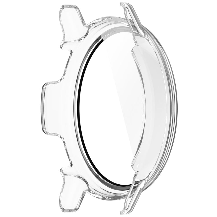 For Garmin vivoactive 5 / Active 5 PC + Tempered Film Integrated Watch Protective Case(Transparent) by bashfashion