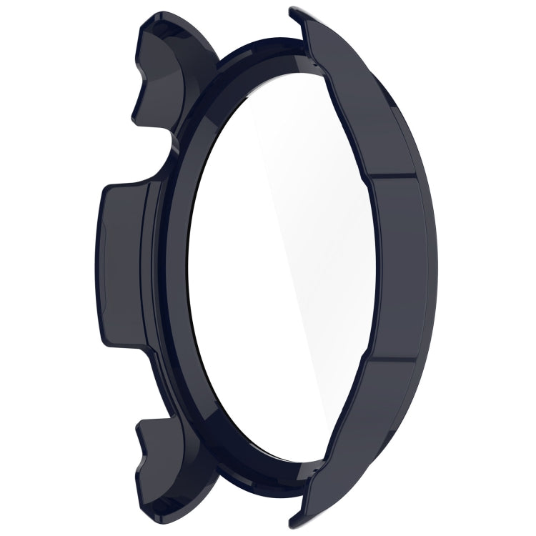 For Amazfit Balance A2286 PC + Tempered Film Integrated Watch Protective Case(Ink Blue) by bashfashion