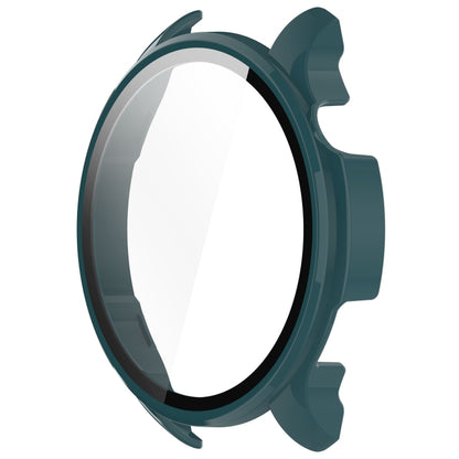 For Amazfit Balance A2286 PC + Tempered Film Integrated Watch Protective Case(Pine Green) by bashfashion