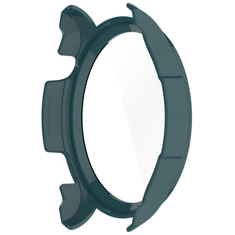 For Amazfit Balance A2286 PC + Tempered Film Integrated Watch Protective Case(Pine Green) by bashfashion