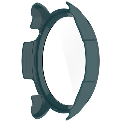 For Amazfit Balance A2286 PC + Tempered Film Integrated Watch Protective Case(Pine Green) by bashfashion