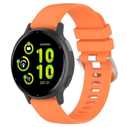 For Garmin vivoactive 5 / Active 5 20mm Silicone Watch Band(Orange) by bashfashion