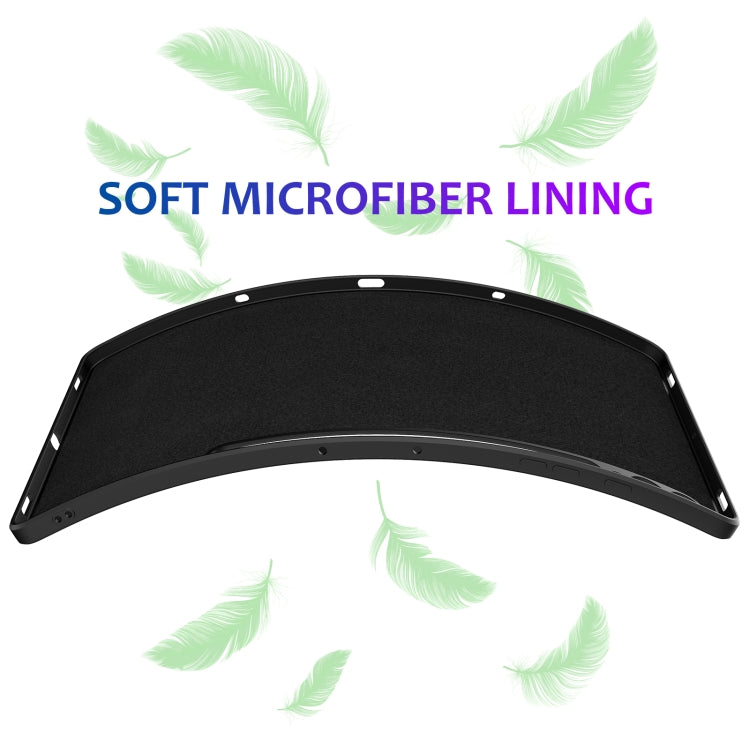 For Samsung Galaxy Tab S9+ Pure Color Liquid Silicone Shockproof Tablet Case(Black) by bashfashion