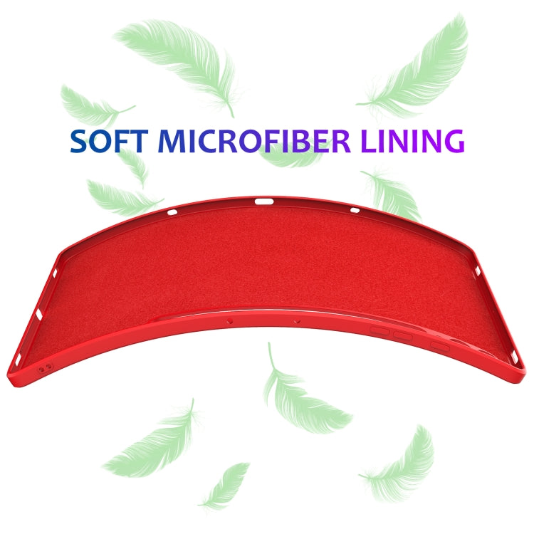 For Samsung Galaxy Tab S9+ Pure Color Liquid Silicone Shockproof Tablet Case(Red) by bashfashion