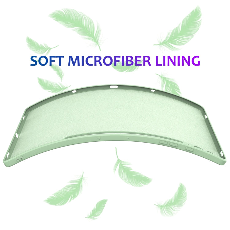 For Samsung Galaxy Tab S9+ Pure Color Liquid Silicone Shockproof Tablet Case(Green) by bashfashion