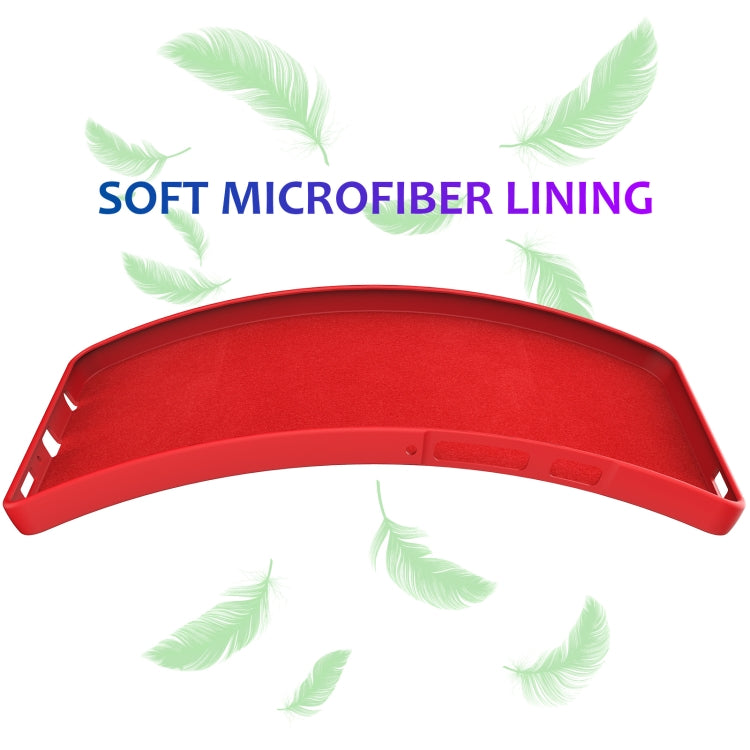 For Samsung Galaxy Tab A9 Pure Color Liquid Silicone Shockproof Tablet Case(Red) by bashfashion